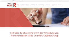 Desktop Screenshot of immo-rent-buescher.de